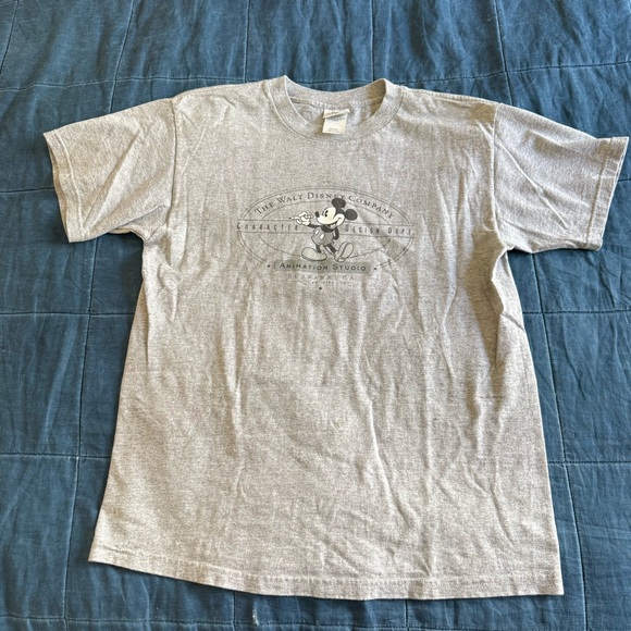 Vintage Disney Store Gray Mickey Mouse Animation Studio Character Design Dept - Picture 1 of 6
